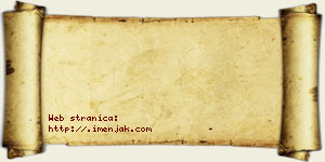 Tatjana Zafirović vizit kartica